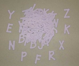 Scrapbooking Sizzix Lollipop Alphabet - Lavender