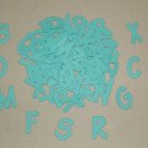 Scrapbooking Sizzix Lollipop Alphabet - Bright Blue