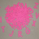 Scrapbooking Sizzix Lollipop Alphabet - Bright Pink