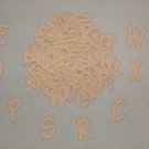 Scrapbooking Sizzix Lollipop Alphabet - Tan
