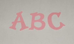 Scrapbooking Sizzix Fun Serif Alphabet - Pink