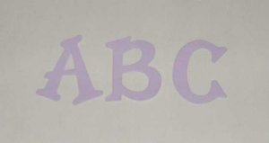 Scrapbooking Sizzix Fun Serif Alphabet - Lavender
