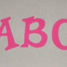 Scrapbooking Sizzix Fun Serif Alphabet - Bright Pink