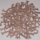 Scrapbooking Chipboard Fun Serif Alphabet - Sand