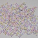 Scrapbooking Chipboard Fun Serif Alphabet - Pink/Yellow Pastel Plaid
