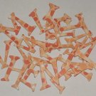 Scrapbooking Chipboard Fun Serif Alphabet - Peach Polka Dots