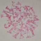 Scrapbooking Chipboard Fun Serif Alphabet - Pink/White Polka Dots