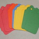 Scrapbooking Sizzix Scalloped Tags - Primary Colors