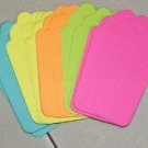Scrapbooking Sizzix Scalloped Tags - Brights