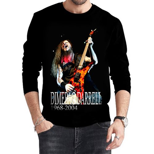 Dimebag Darrell Pantera 2 Rock Band Long Sleeve TShirt Tshirt Tee