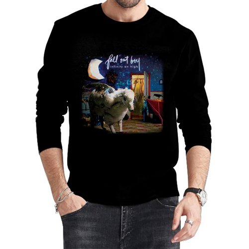 Fall Out Boy Infinity On High Music Fob Rock Band Long Sleeve T-Shirt ...