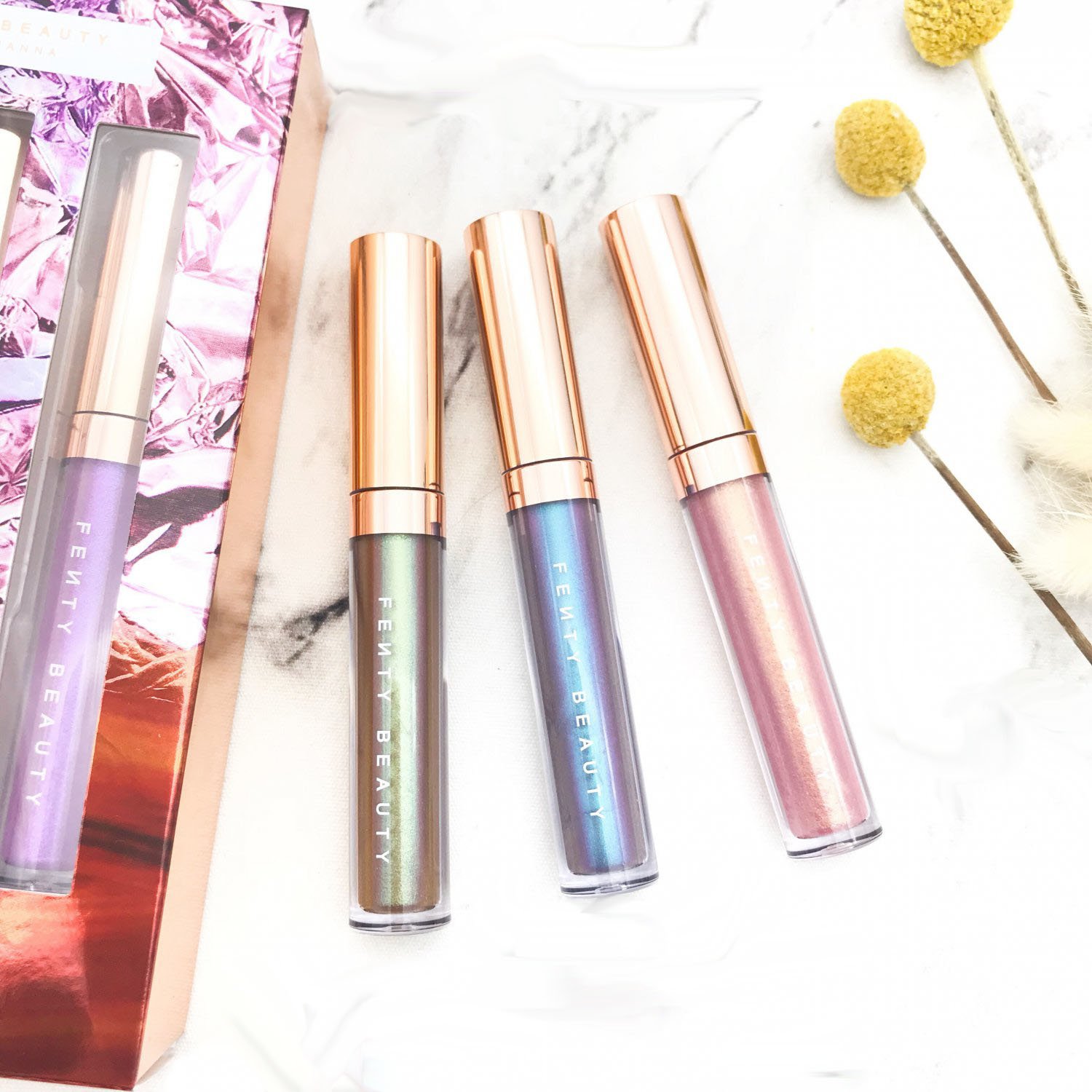 FENTY BEAUTY Summer Nights Iridescent Lip Luminizer Singe Trio FAST SHIPPING