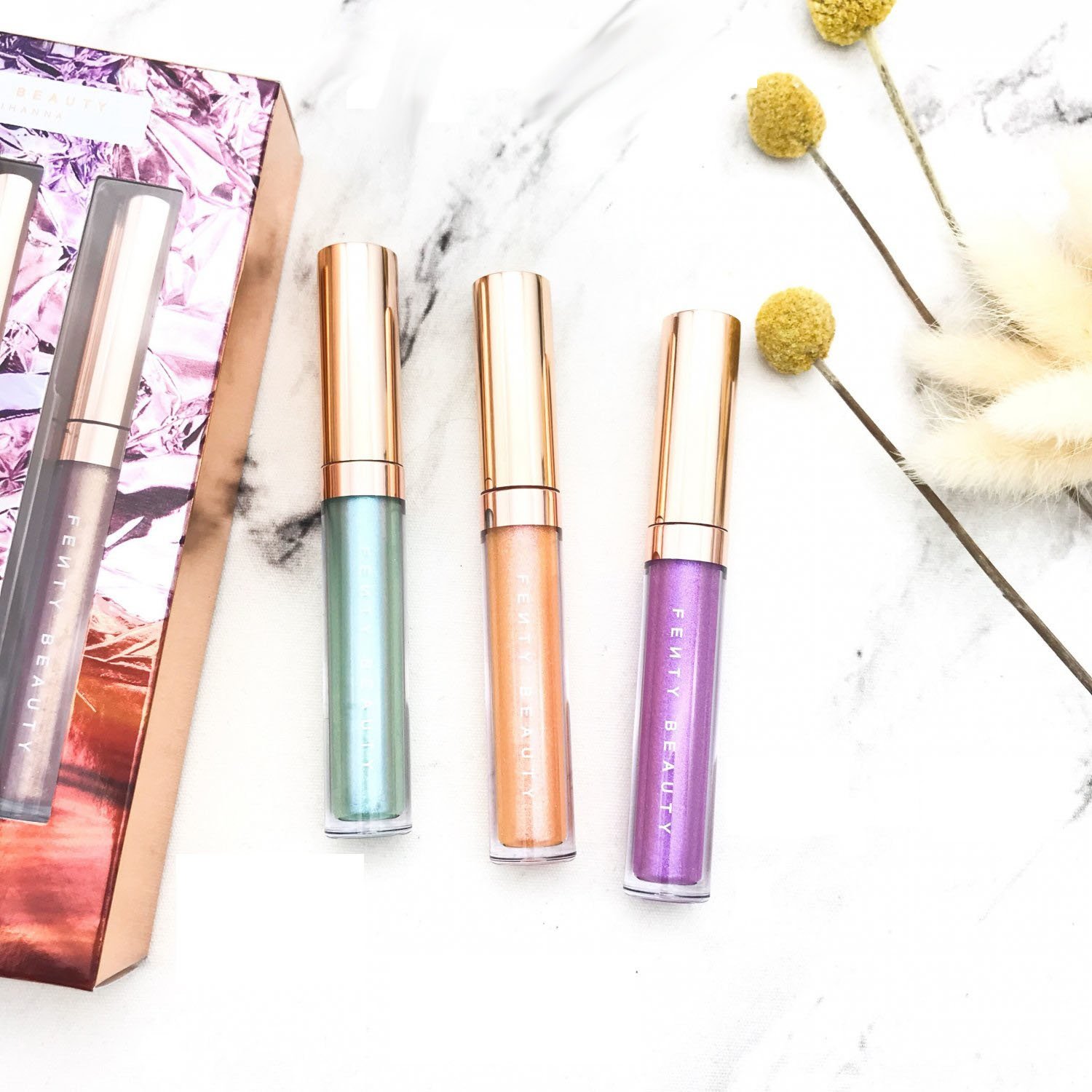 FENTY BEAUTY Summer Nights Iridescent Lip Luminizer Singe Trio FAST SHIPPING