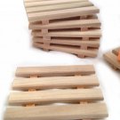 Wood Soap Dish Natural Handcrafted Poplar Wood