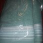 6PC. GREEN STRIPED TOWEL SET