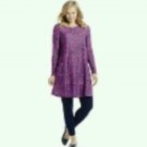 NEW WOMEN SZ 24 PINK LEAPARD PRINT SWING  DRESS