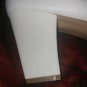 SZ 9.5 MEDIUM WHITE DIOMOND STUDS HEELS