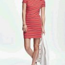 NEW WOMEN SZ XL OLD NAVY RED & WHITE CANDY CANE DRESS