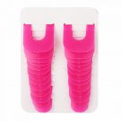 26Pcs Reusable Nail Polish Glue Overflow Preventing Tool with 1PC French Sticker