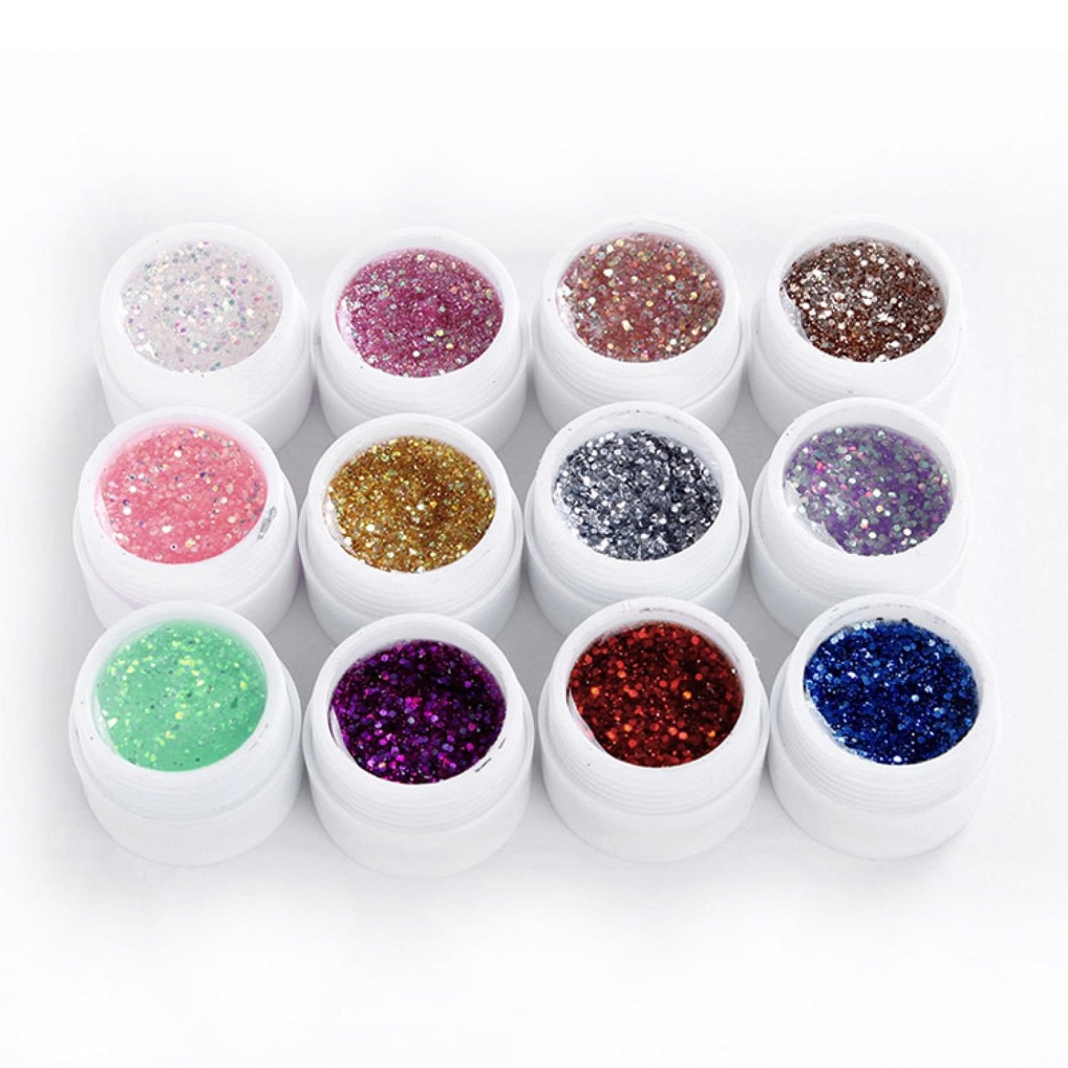 36w UV Lamp Nail Gel Kit 36 UV Gel Solid Glitter UV Gel Sets Topcoat