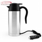 12V 750ML Car Based Heating Stainless Steel Cup Kettle Travel Trip Coffee Tea