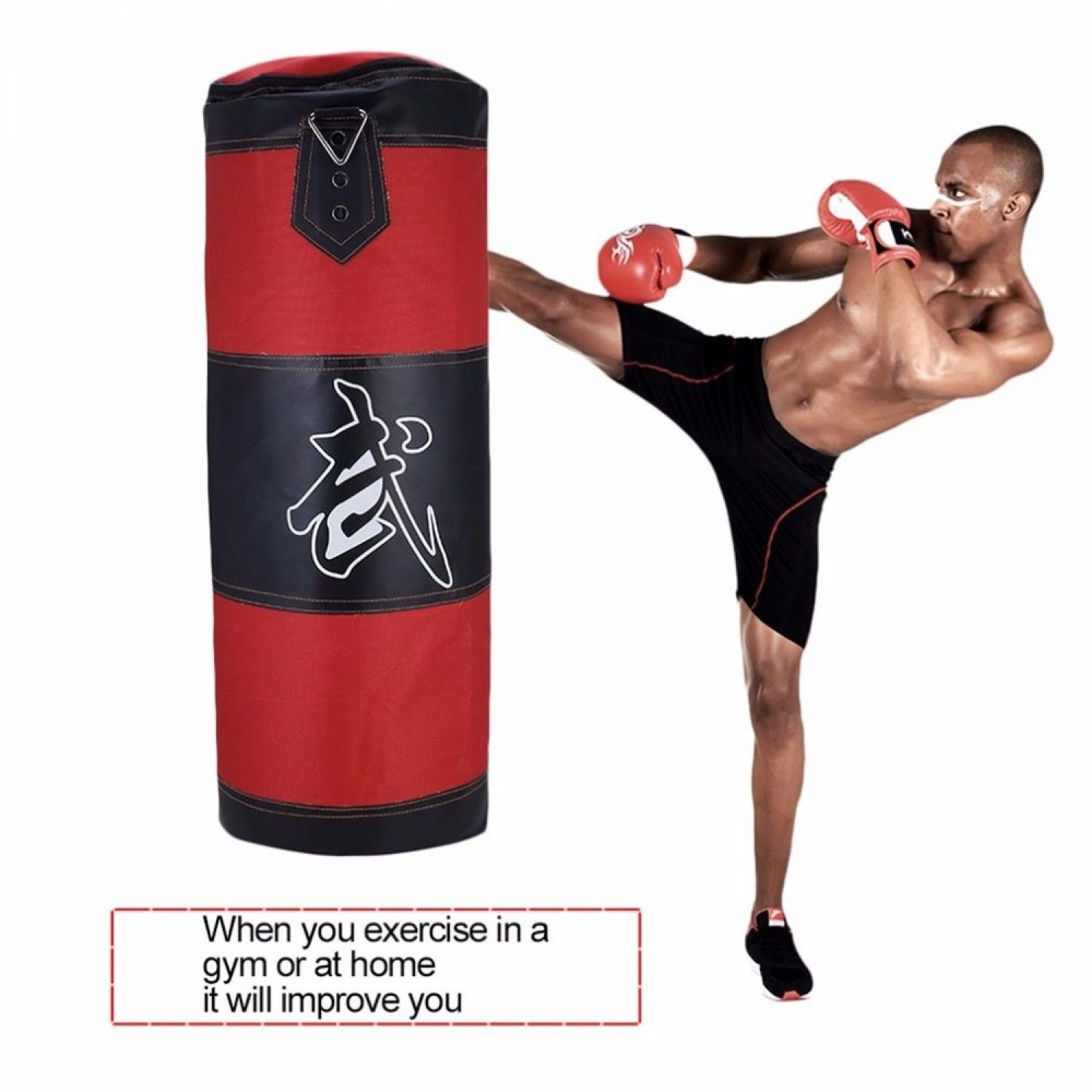 70cm Boxing Punching Sandbags Striking Drop Hollow Empty Sand Bag Punch