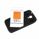 7600mAH Battery For Samsung Galaxy S4 i9500 NFC Batteria+Black Back Cover Case