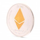 Ethereum Physical Silver Plated Commemorative Challenge Coin Collection Souvenir