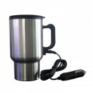 Stainless Steel Vehicle Heating Cup 12v Car Kettle Heating Electric Kettle Water