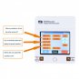 Portable touch screen mini digital oscilloscope DSO 112a tft usb interface 2mhz