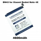 4600mAh Battery For Xiaomi Redmi Note 4X Battery 4 X 5.5 inch