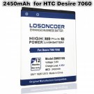 2450mAh Battery For HTC Desire 601 501 510 619D ZARA 700 7060 6160 7088 E1 603e