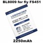 Battery 2250mAh High Quality Replace For Fly FS451 Nimbus 1 Mobile Phone