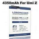 4350mAh For UMI Z Battery For UMI Z Pro Battery Umidigi Z Umidigi Z Cell Phone