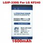 1600mAh Battery Replace For LG GM210 KF240 KF245 KF300 KF305 KF330 KM380 Battery