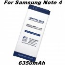 6350mAh Battery For Samsung Note 4 Battery N910A/V/P/T N910U N910F N910FD N9100