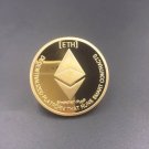 Gold Plated ETHERUM Coin Collectible Coin Litecoin Art Collection Gift For Fans