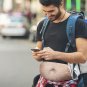 Fanny Pack waist bag dad Bag Dad bod Bags Flesh Colored Beer Fat Belly Dadbag
