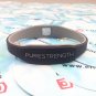1pcs/lot top quality PURE STRENGTH silicone energy wristband rubber power bangle