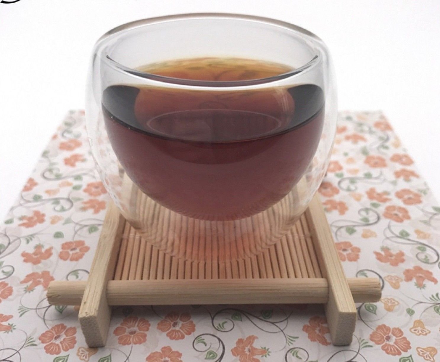 Modern Heat-Resisting 80ml Clear Double Wall Double Glassware Coffee Tea Cups