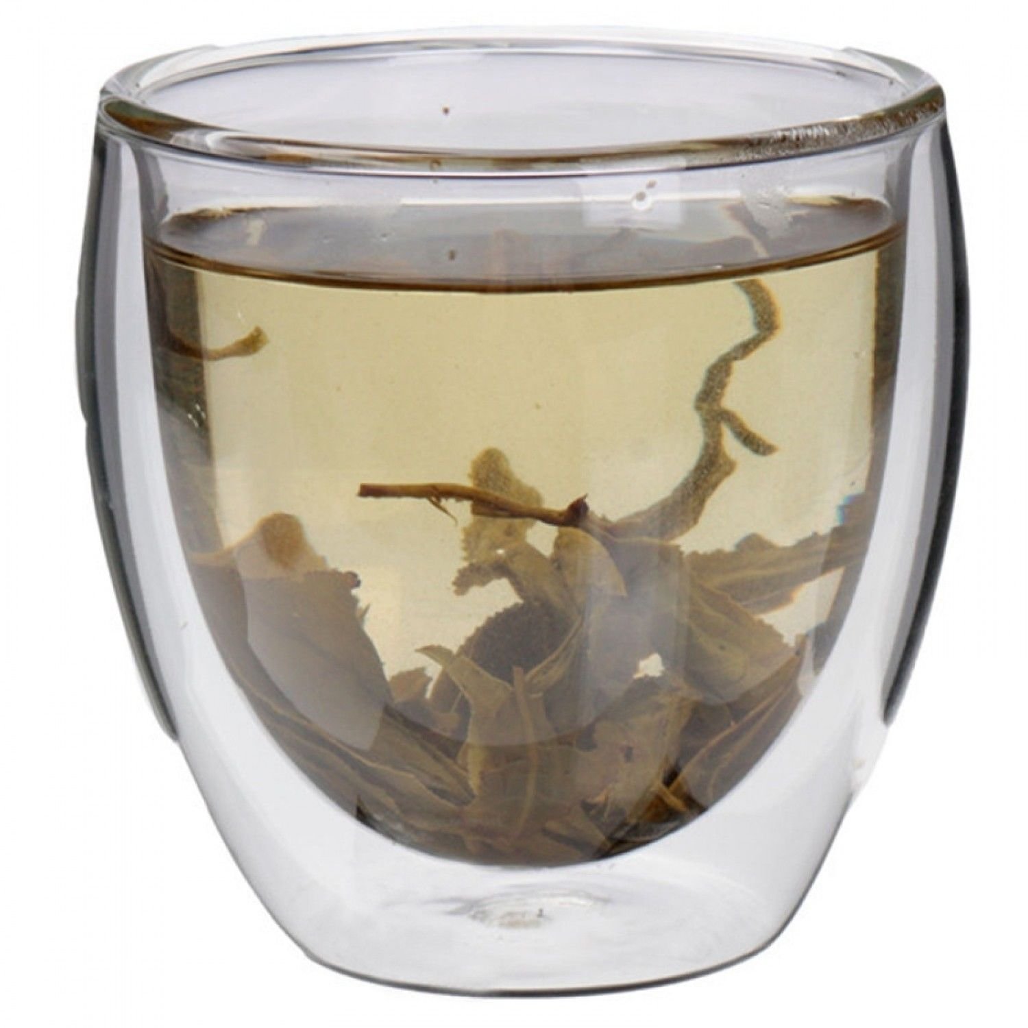 250ml Double Layer Tea Coffee Cup Heat Resistant Insulated Glassware Healthy