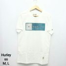 Hurley blue square logo, white premium shirts