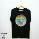 Volcom death Angel relax on the beach, black premium shirts