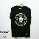 Quiksilver QS 69 circle leaf, black premium shirts