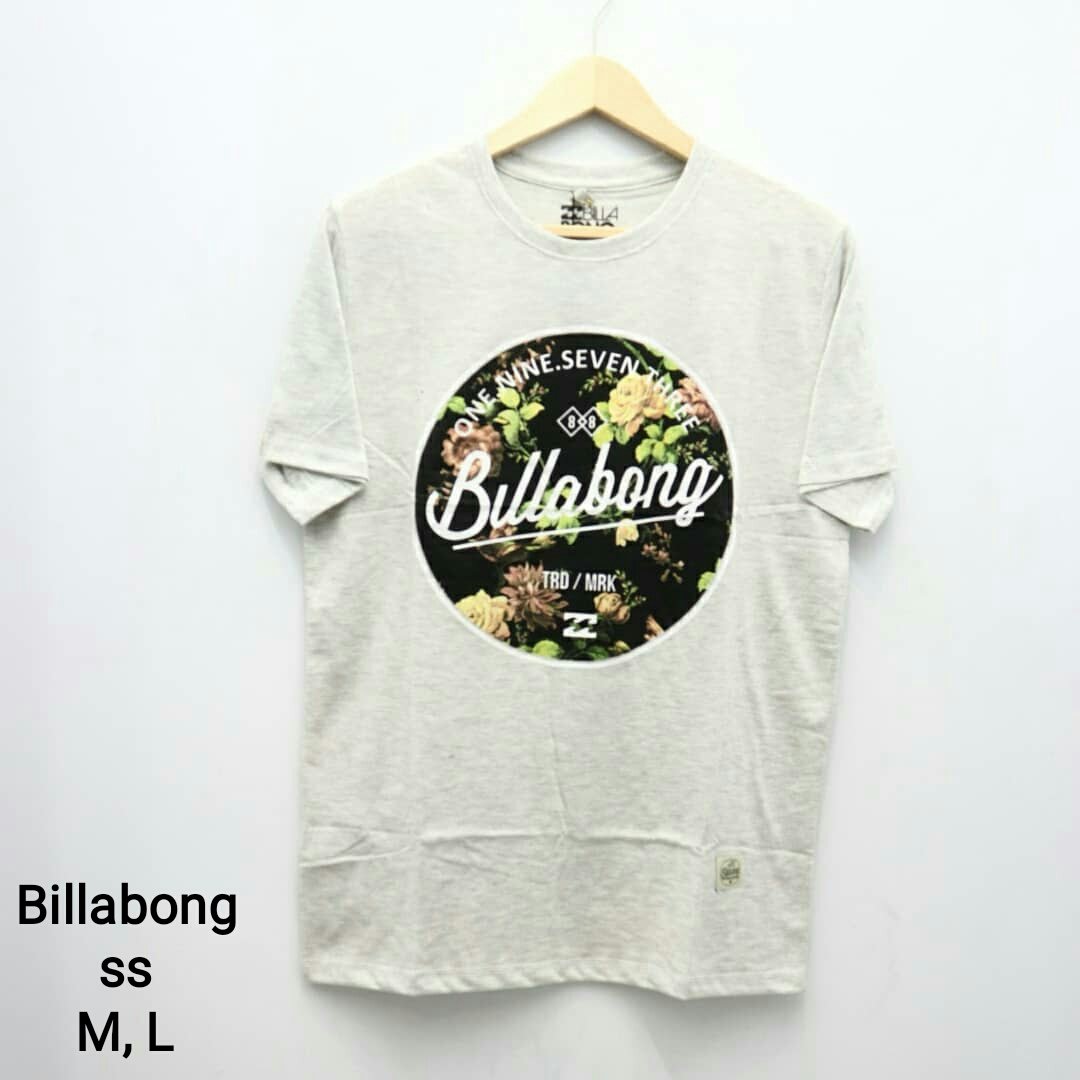 Billabong one nine seven three circle flower, grey premium shirts