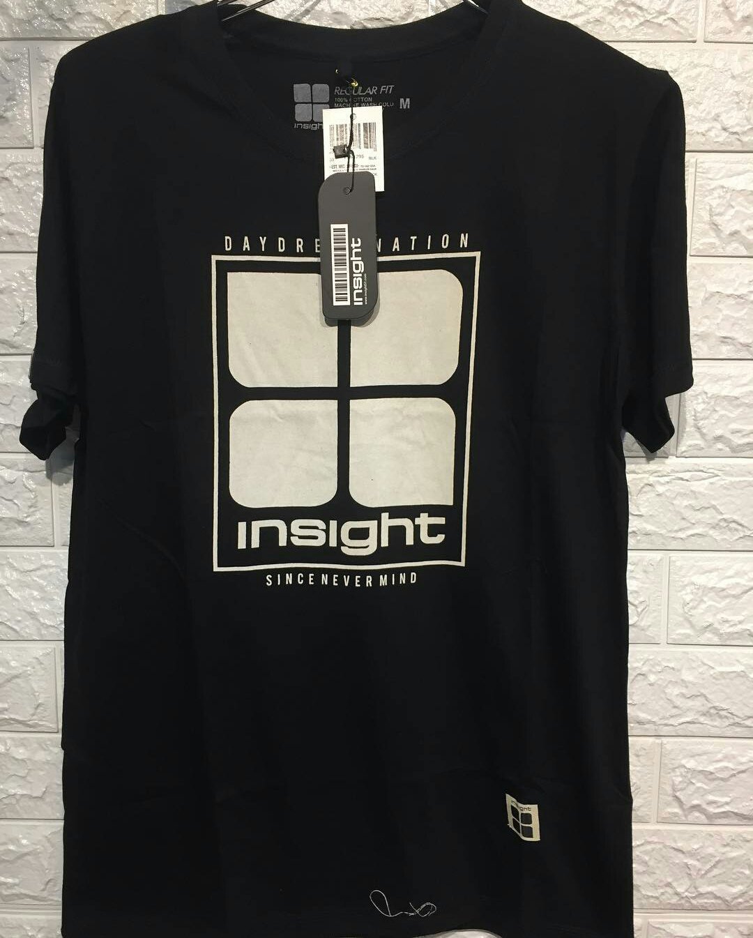 Insight big logo daydream nation since never mind, black premium shirts