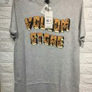 Volcom stone orange logo, grey premium shirts
