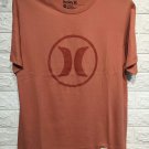 Hurley circle logo, red premium shirts