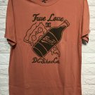 DC Shoes beer and pizza true love, red premium shirts