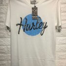 Hurley retro logo blue circle, white premium shirts